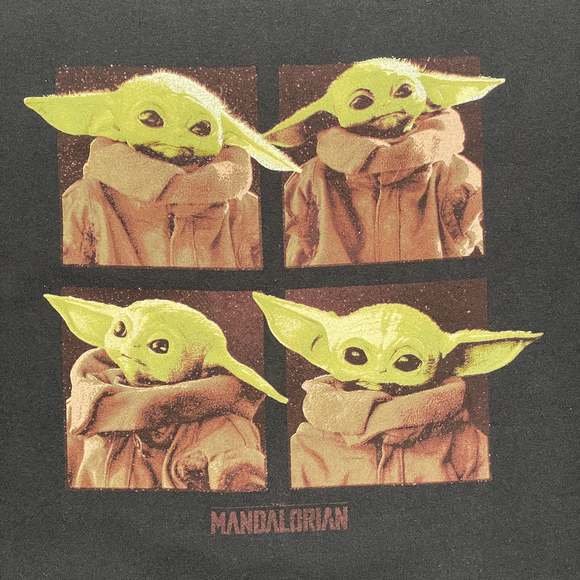 Star Wars The Mandalorian Baby Yoda Graphic T-shirt - Picture 3 of 4